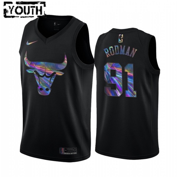 NBA Chicago Bulls Trikot Dennis Rodman 91 Iridescent HWC Collection Swingman - Kinder NBA Chicago Bulls Trikot Dennis Rodman 91 Iridescent HWC Collection Swingman - Kinder